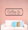 Caribbean Sea Coastal Vinyl Home Decor Wall Decal 