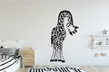 Giraffe Vinyl Home Decor Wall Decal 