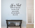Life Is Short Vinyl Home Decor Wall Decal Words 