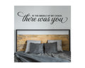 In The Middle Of My Chaos There Was You Vinyl Home Decor Wall Decal Words 