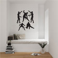 Zombies Silhouette Vinyl Home Decor Wall Decal 