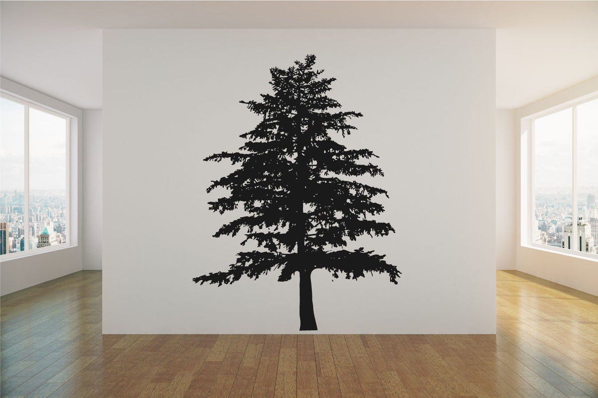 Tree Silhouette Vinyl Home Decor Wall Decal 