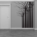 Tall Trees Silhouette Vinyl Home Decor Wall Decal 