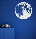 The Moon Silhouette Vinyl Home Decor Wall Decal 