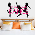 Eat Sleep Breathe Dance Vinyl Home Decor Wall Decal Words 