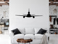 MD DC-10 Jumbo Jet Airplane Silhouette Vinyl Home Decor Wall Decal 