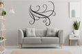 Swirls Vinyl Home Decor Wall Decal 