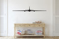Lockheed U-2 Dragon Lady Air Force Military Airplane Silhouette Vinyl Home Decor Wall Decal 
