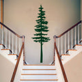 Spruce Pine Tree Silhouette Vinyl Home Decor Wall Decal 