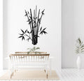 Bamboo Silhouette Vinyl Home Decor Wall Decal 