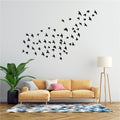 Flock of Birds in Flight Vinyl Home Decor Wall Decal 