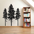 Spruce Pine Trees Forest Silhouette Vinyl Home Decor Wall Decal