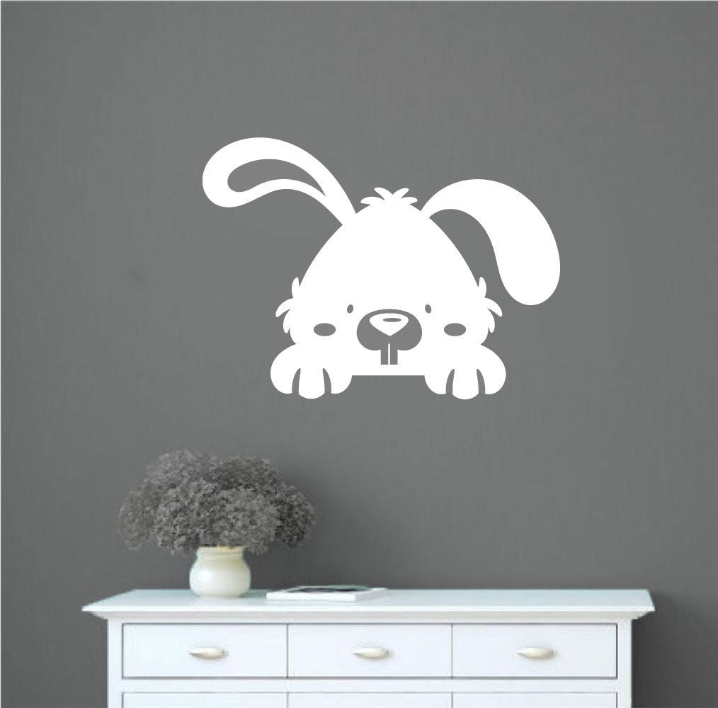 Bunny Rabbit Vinyl Home Decor Wall Decal 