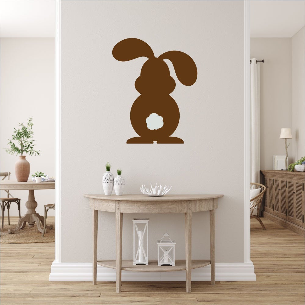 Bunny Rabbit Vinyl Home Decor Wall Decal 