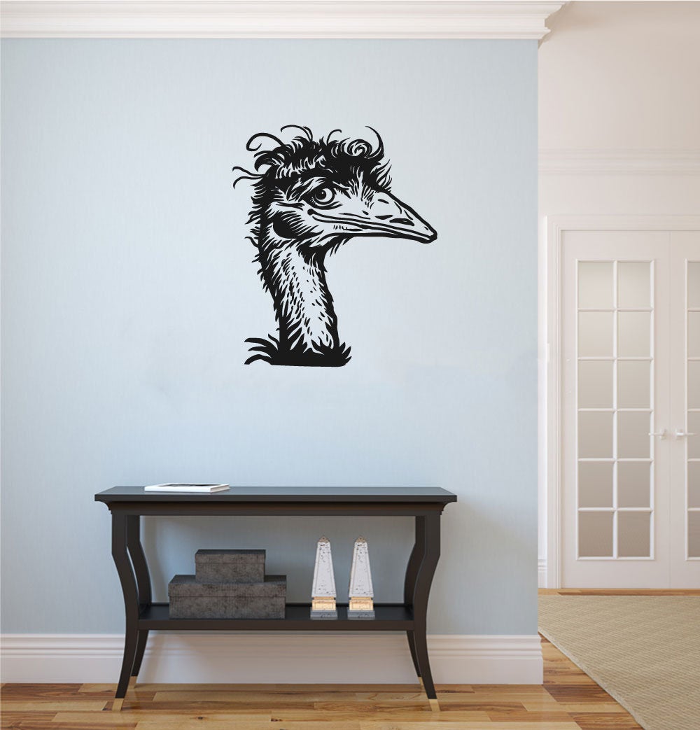 Emu Vinyl Home Decor Wall Decal 