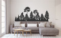 Pine Trees Forest Silhouette Vinyl Home Decor Wall Decal