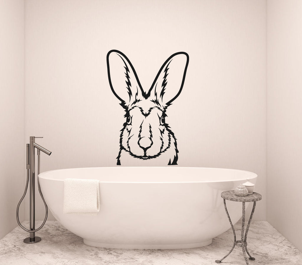 Bunny Rabbit Vinyl Home Decor Wall Decal 
