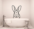 Bunny Rabbit Vinyl Home Decor Wall Decal 