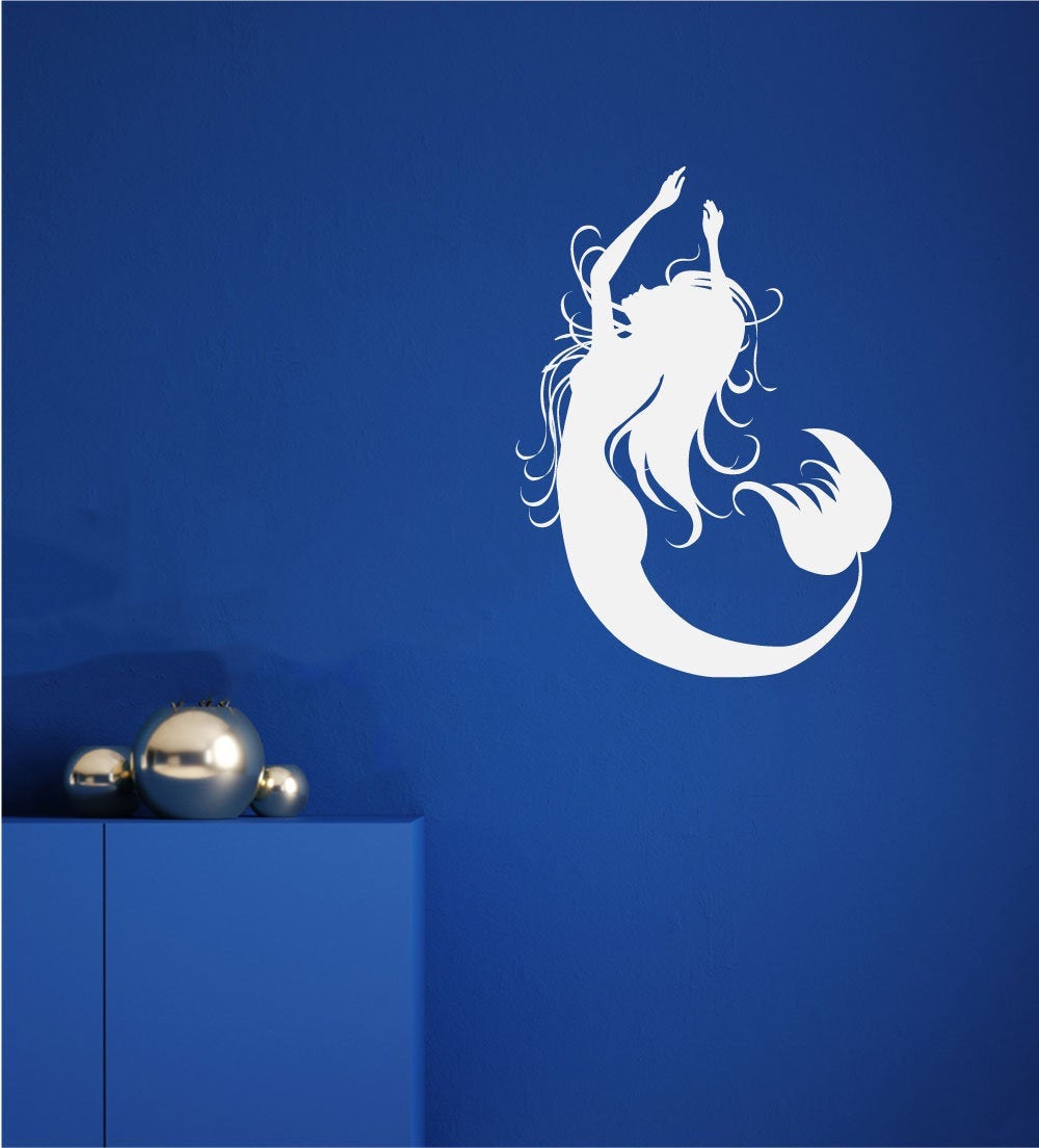Mermaid Vinyl Home Decor Wall Decal 