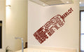 Red Wine Names Bottle Kitchen Vinyl Home Decor Wall Decal