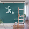 Hoppy Easter Bunny Rabbit Vinyl Home Decor Wall Decal 