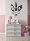 Unicorn Rabbit Silhouette Vinyl Home Decor Wall Decal 