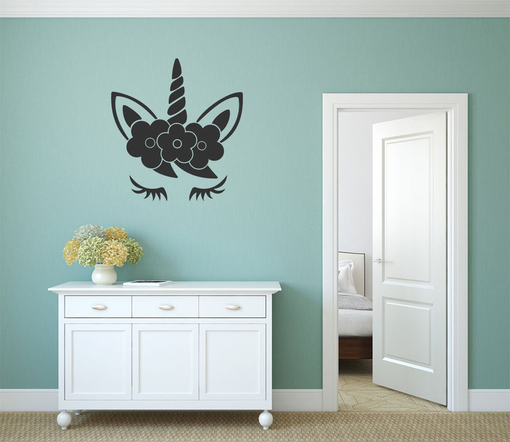 Unicorn Silhouette Vinyl Home Decor Wall Decal 