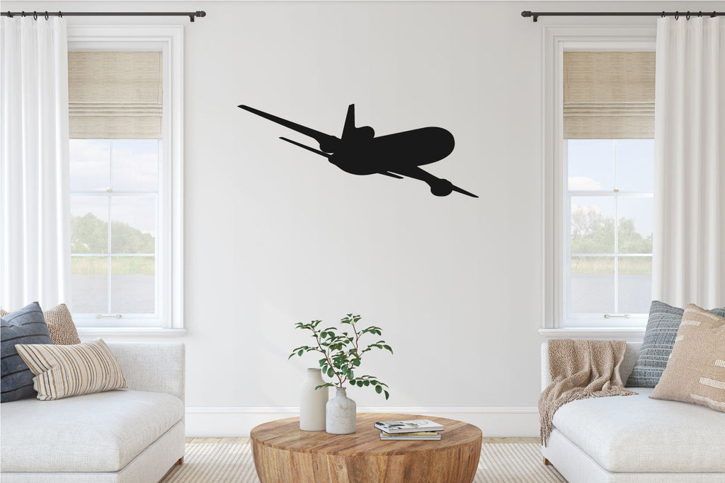 Lockheed L-1011 Airplane Silhouette Vinyl Home Decor Wall Decal 