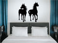 Horses Silhouette Vinyl Home Decor Wall Decal 
