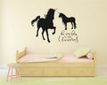 She Was Born To Ride Unicorns Vinyl Home Decor Wall Decal 