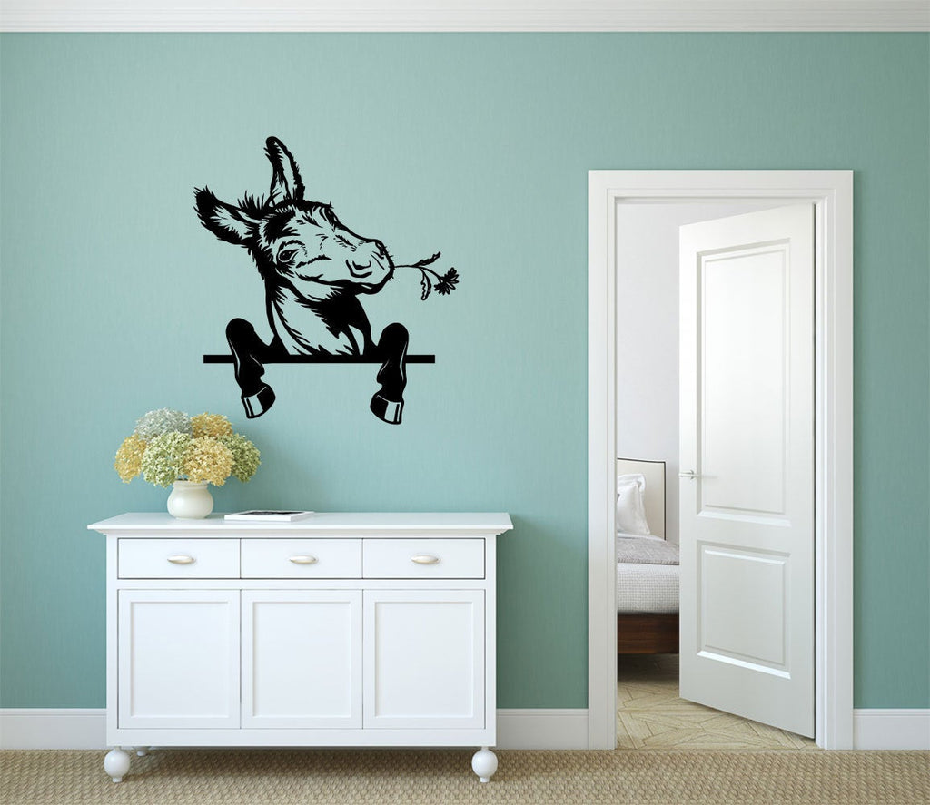 Donkey Vinyl Home Decor Wall Decal 