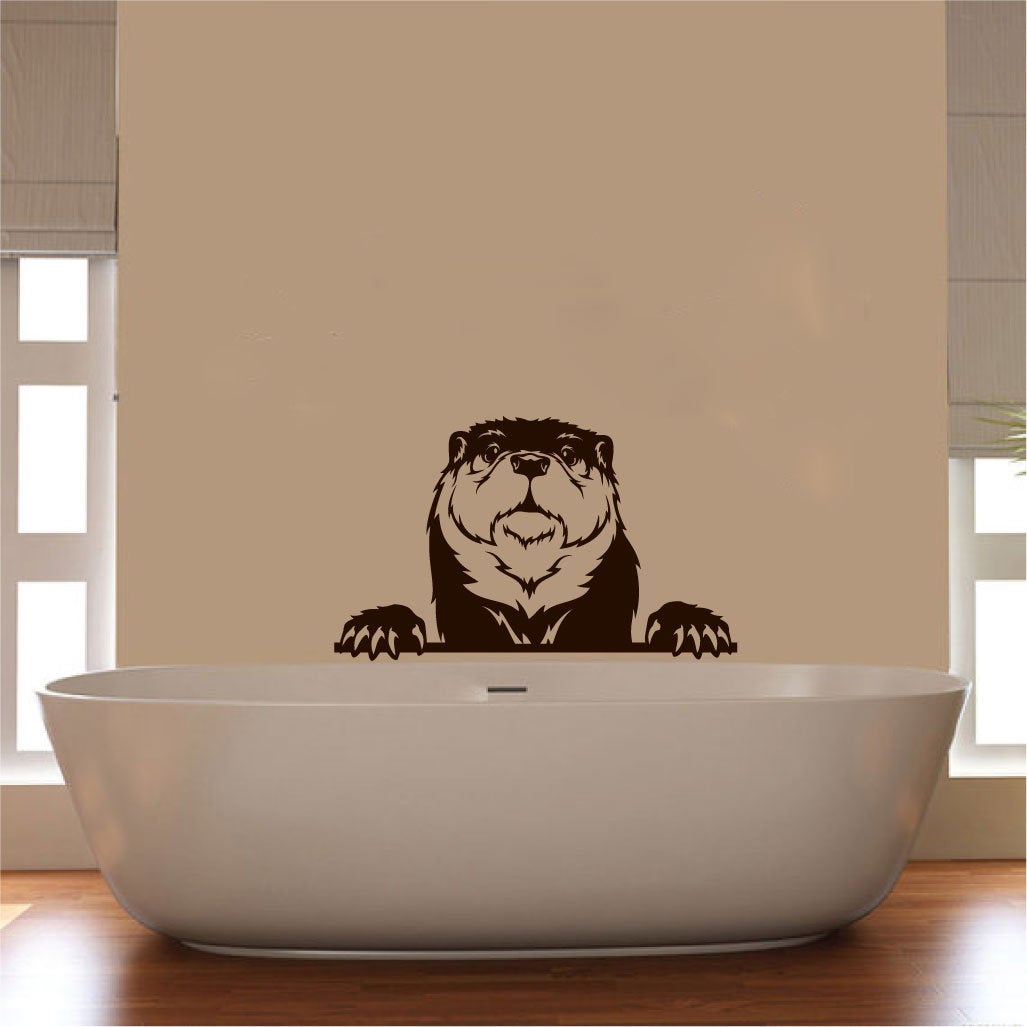 Otter Vinyl Home decor Wall Decal