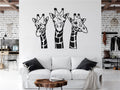 Giraffes Vinyl Home Decor Wall Decal 