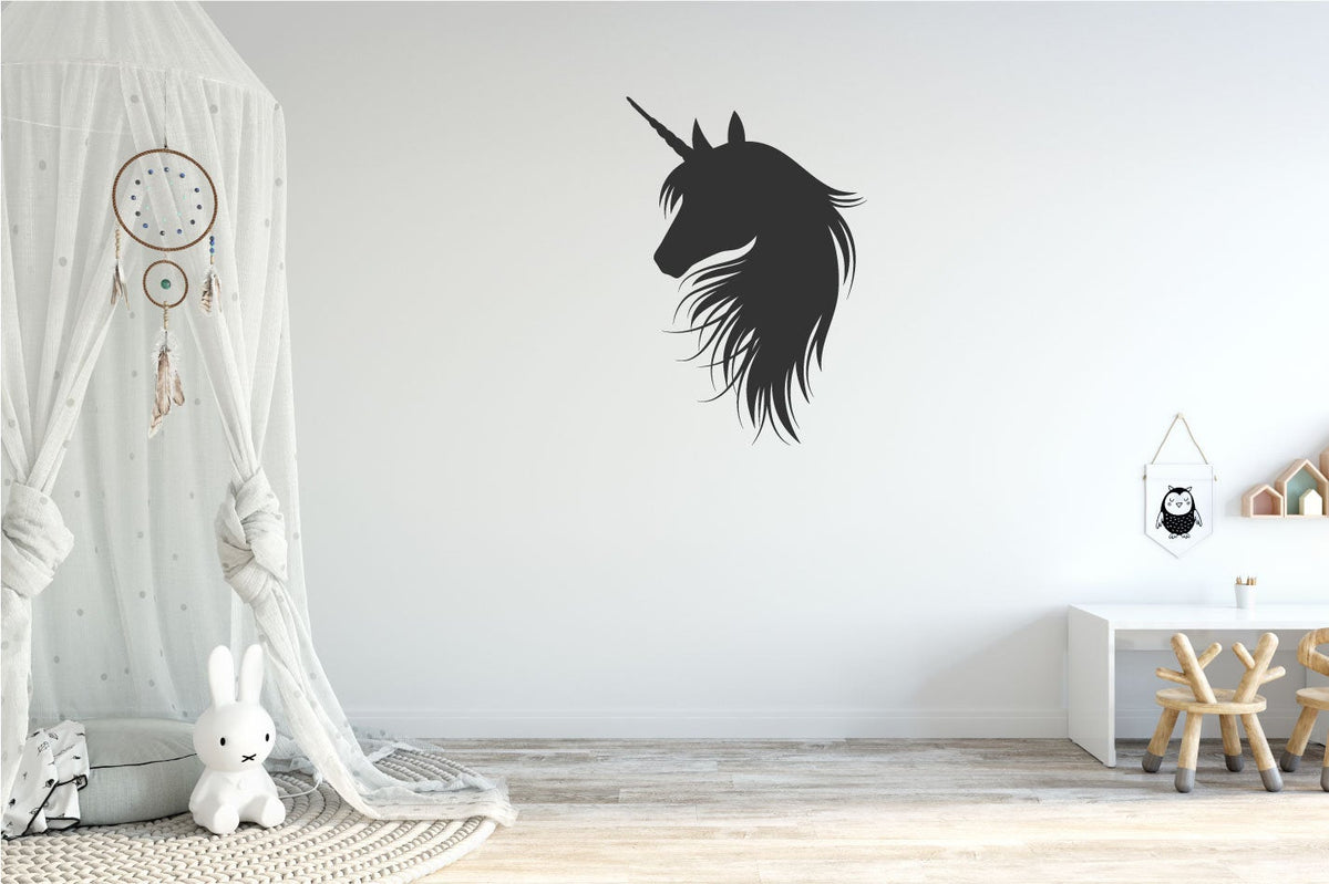 Unicorn Silhouette Vinyl Home Decor Wall Decal 