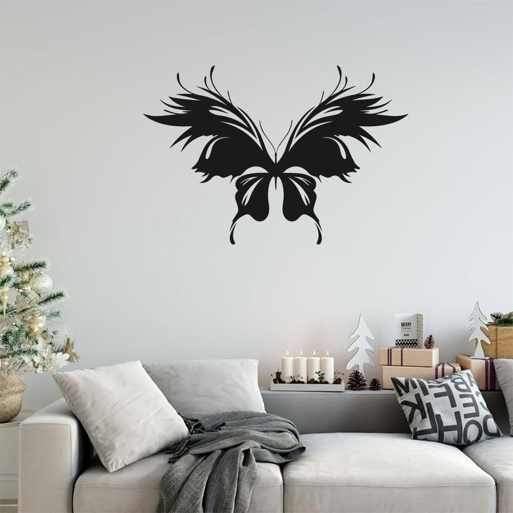 Butterfly Silhouette Vinyl Home Decor Wall Decal 