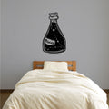 Pisces Zodiac Astrology Constellation Bottle Vinyl Home Decor Wall Decal