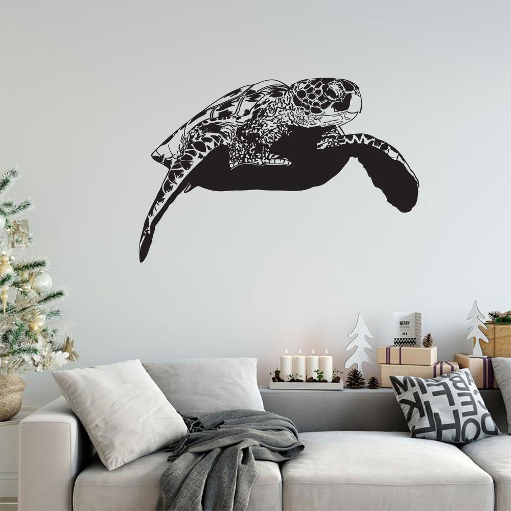 Ocean Sea Turtle Vinyl Home decor Wall Decal