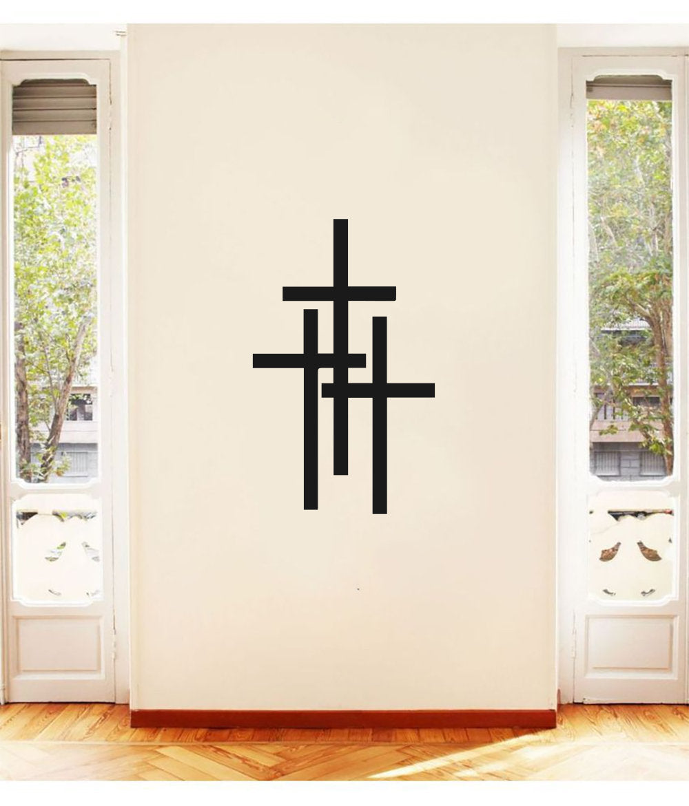 Crosses Vinyl Home Decor Wall Decal 