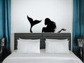 Mermaid Silhouette Vinyl Home Decor Wall Decal 