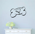 Dog Paw Print Bone Vinyl Wall Decal