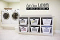 Self Serve Laundry Vinyl Home Decor Wall Decal 