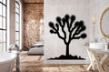 Joshua Tree Cactus Silhouette Vinyl Wall Decal
