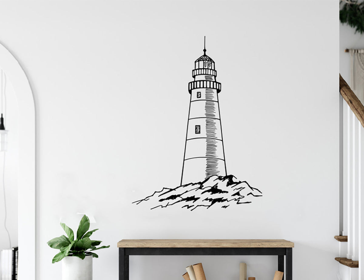Nautical Lighthouse Vinyl Wall Decal