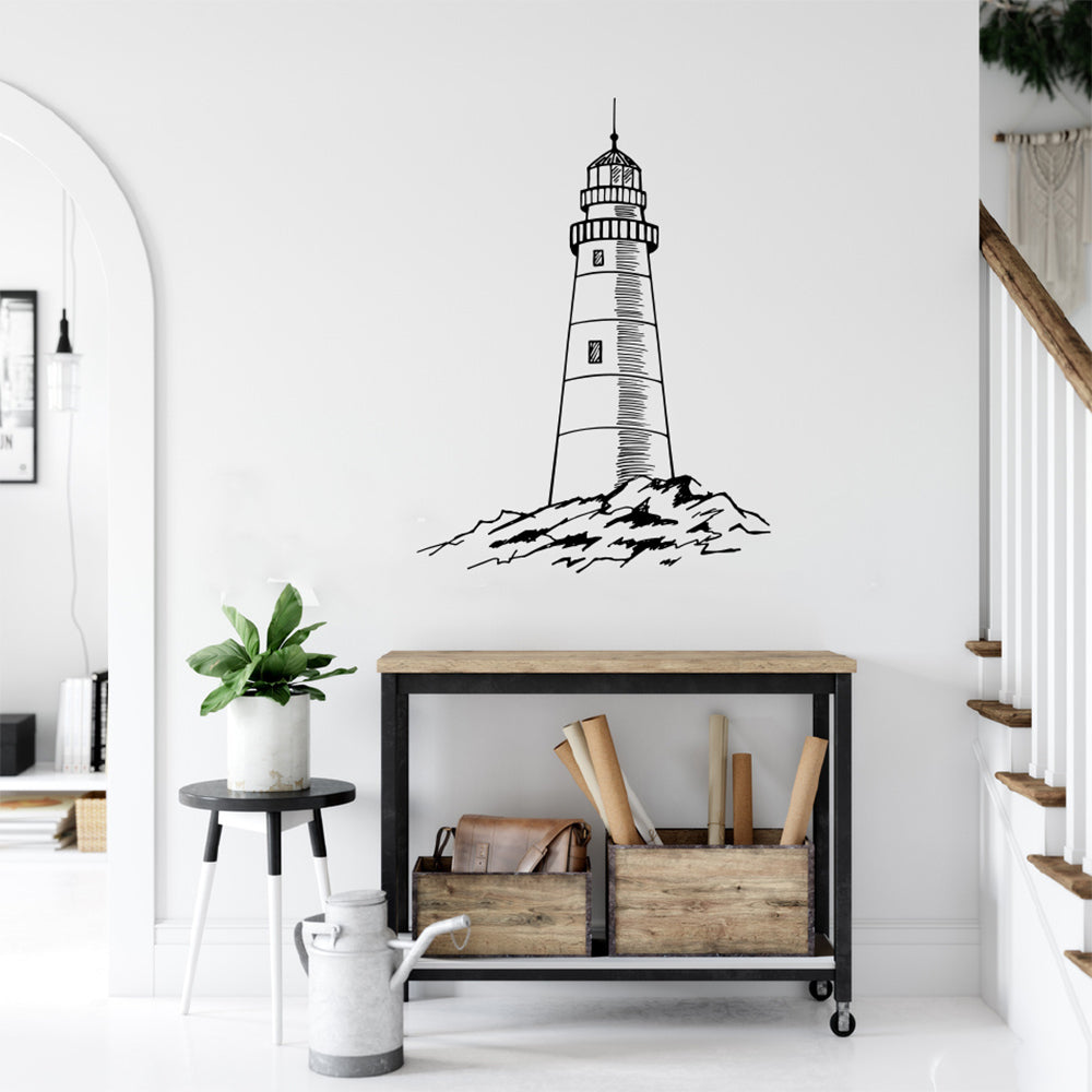 Nautical Lighthouse Vinyl Wall Decal