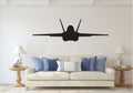 F/A-18 Hornet Military Fighter Jet Airplane Silhouette Vinyl Wall Decal