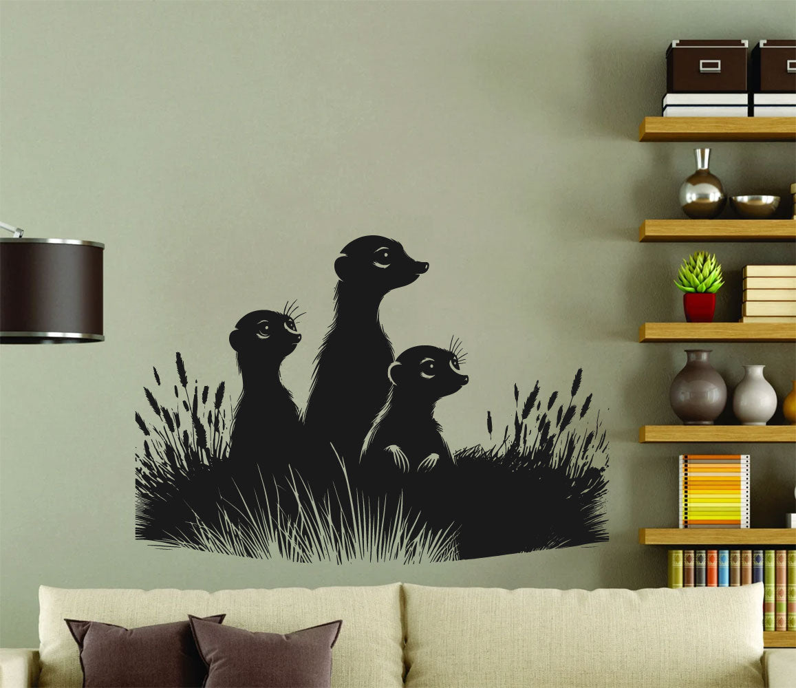 Meerkats Vinyl Wall Decal