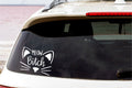 Meow Bitch Cat Vinyl Car Wall Decal Words