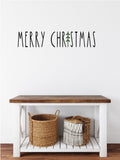 Merry Christmas Vinyl Home Decor Wall Decal