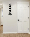 Moon Phases and Rainbow Celestial Vinyl Wall Decal