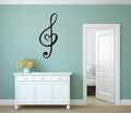 Treble Clef Heart Music Note Vinyl Wall Decal